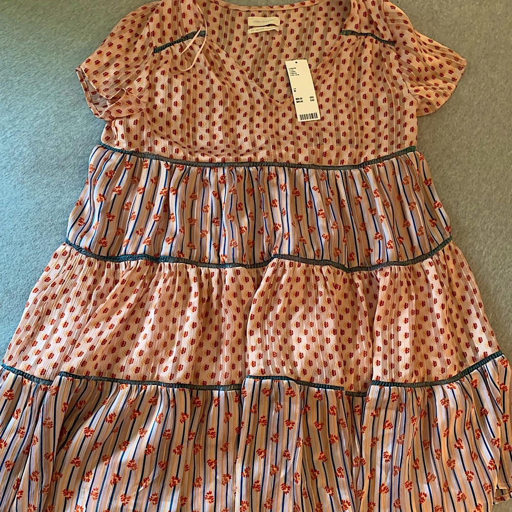 Urban Outfitters Floral Mini Dress Baby Doll Size Small Originally 69$ NWT